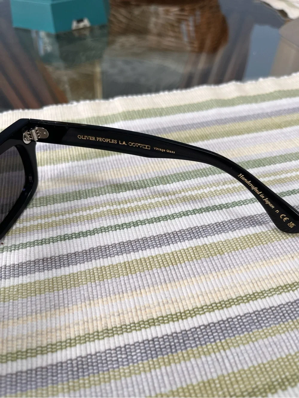 Oliver Peoples Davri Sunglasses Black Rectangular Unisex